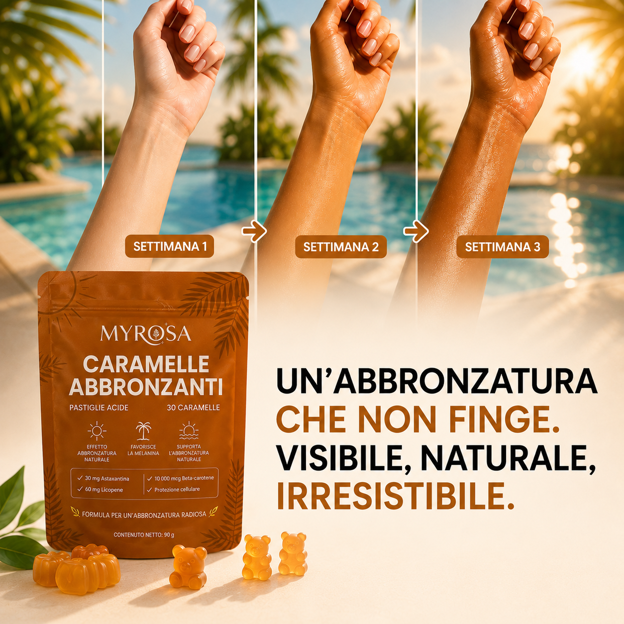 MyRosa - l'abbronzatura naturale
